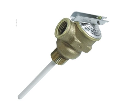 -SALE- Camco T&P Valve 1 / 2" - w / 4" Probe Coated- 150psi