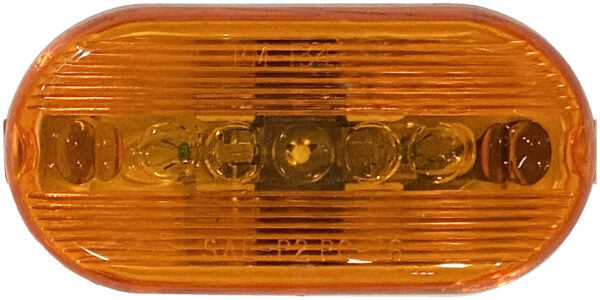 SALE - Peterson Incandescent Marker/Clearance Light-Amber, Oblong, 2 Bulbs