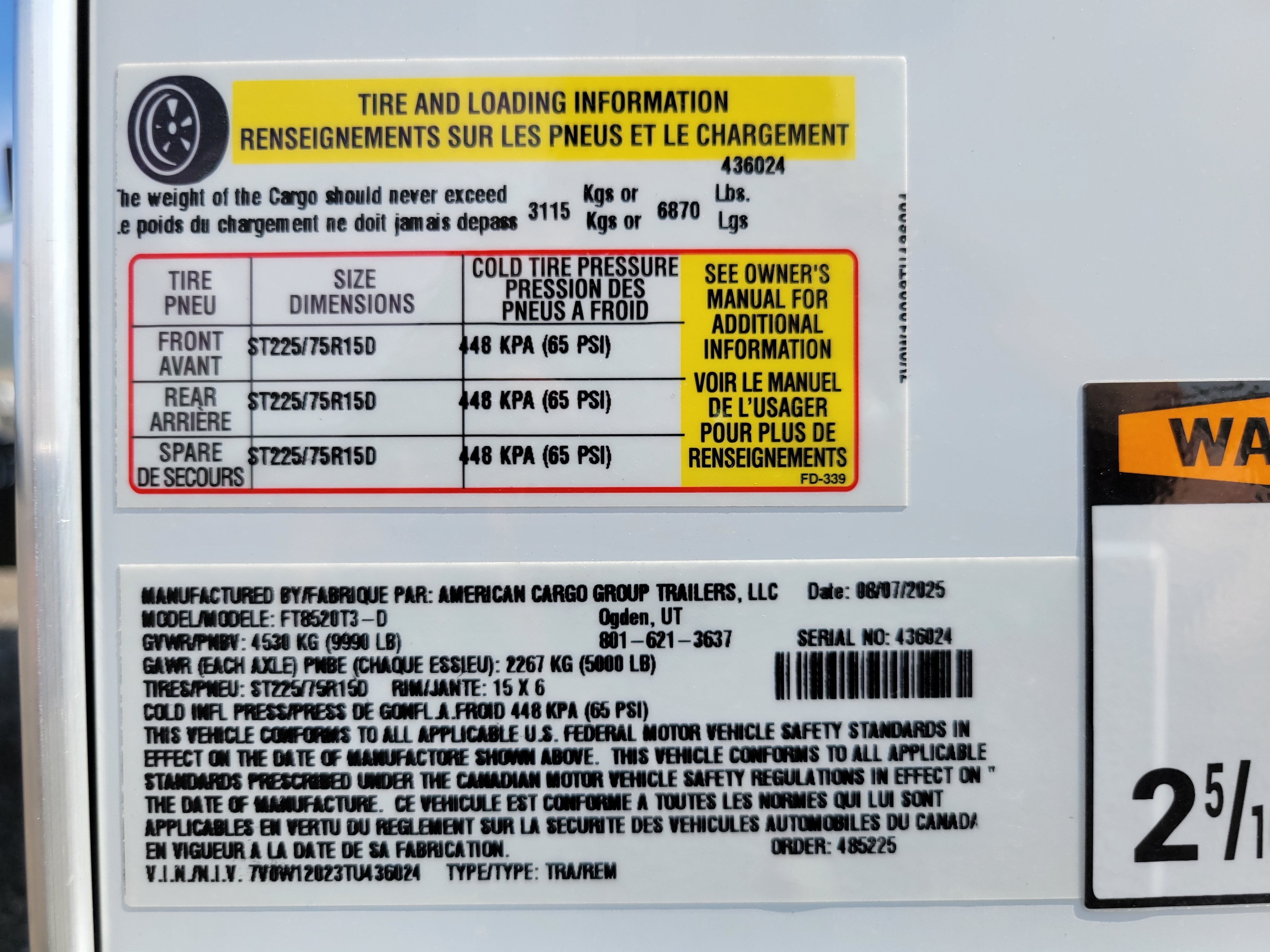 Wells Cargo 8.5 x 20 Deluxe Enclosed Trailer