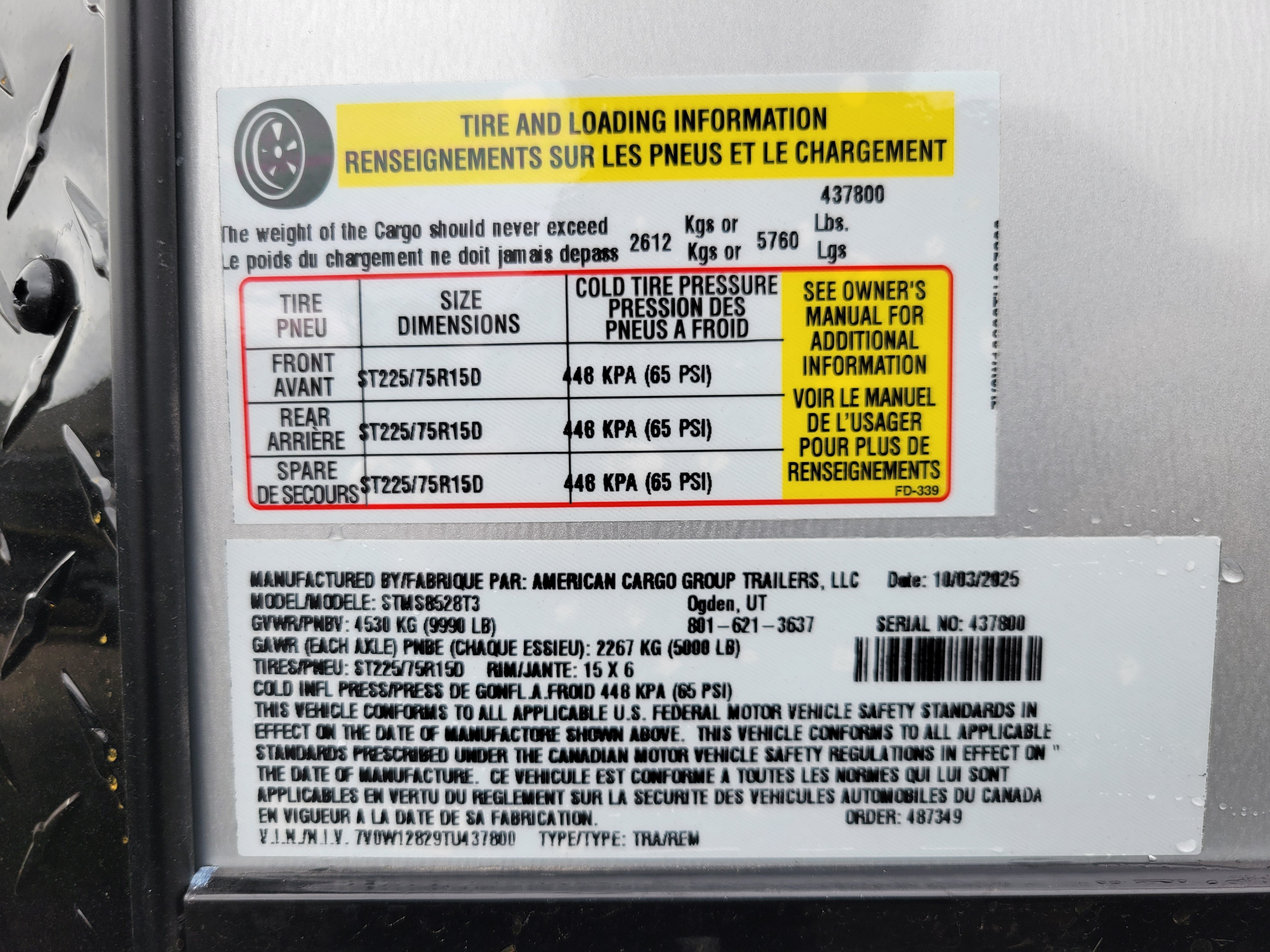 Wells Cargo 8.5 x 28 Enclosed Trailer