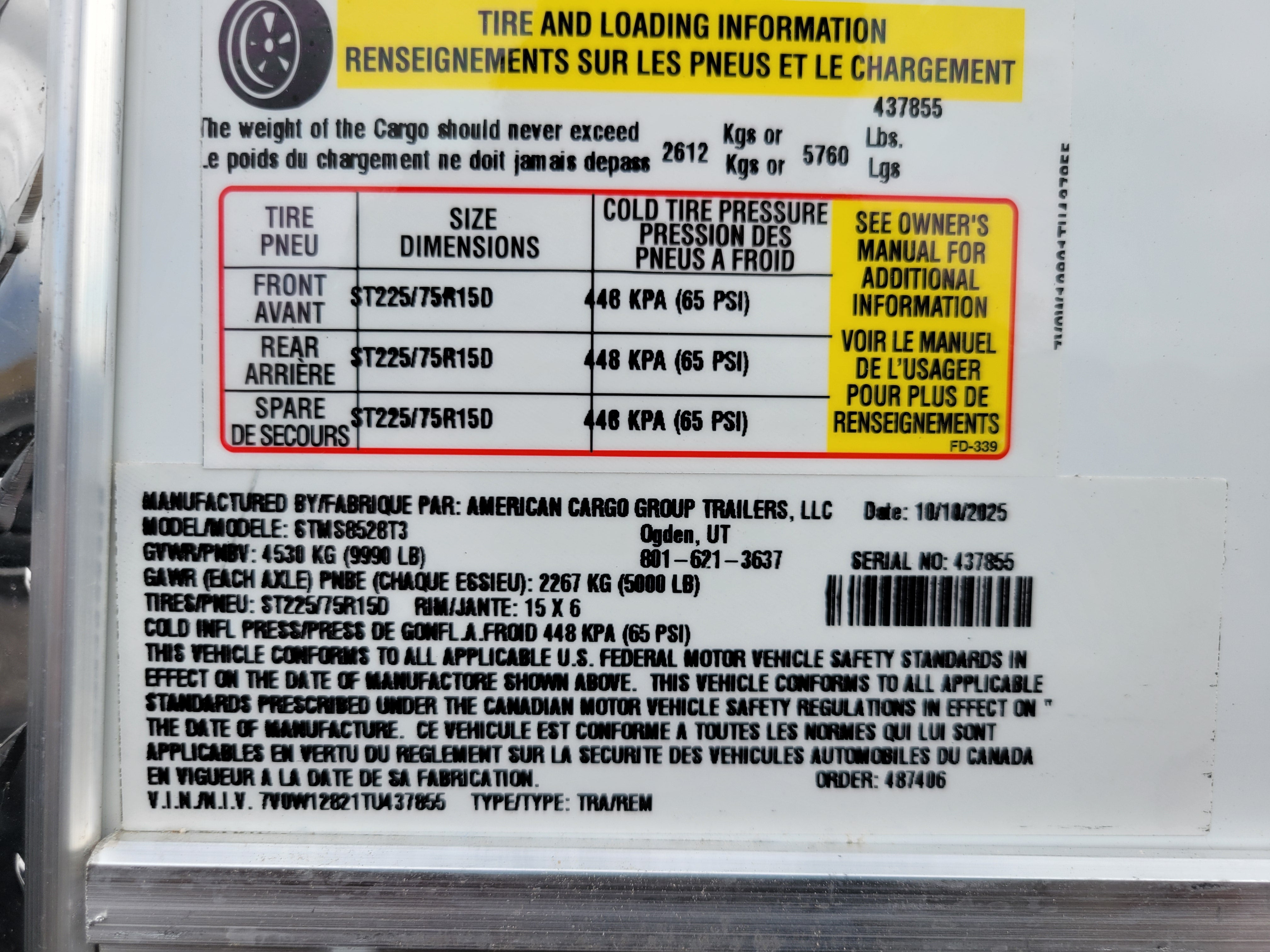 Wells Cargo 8.5 x 28 Enclosed Trailer