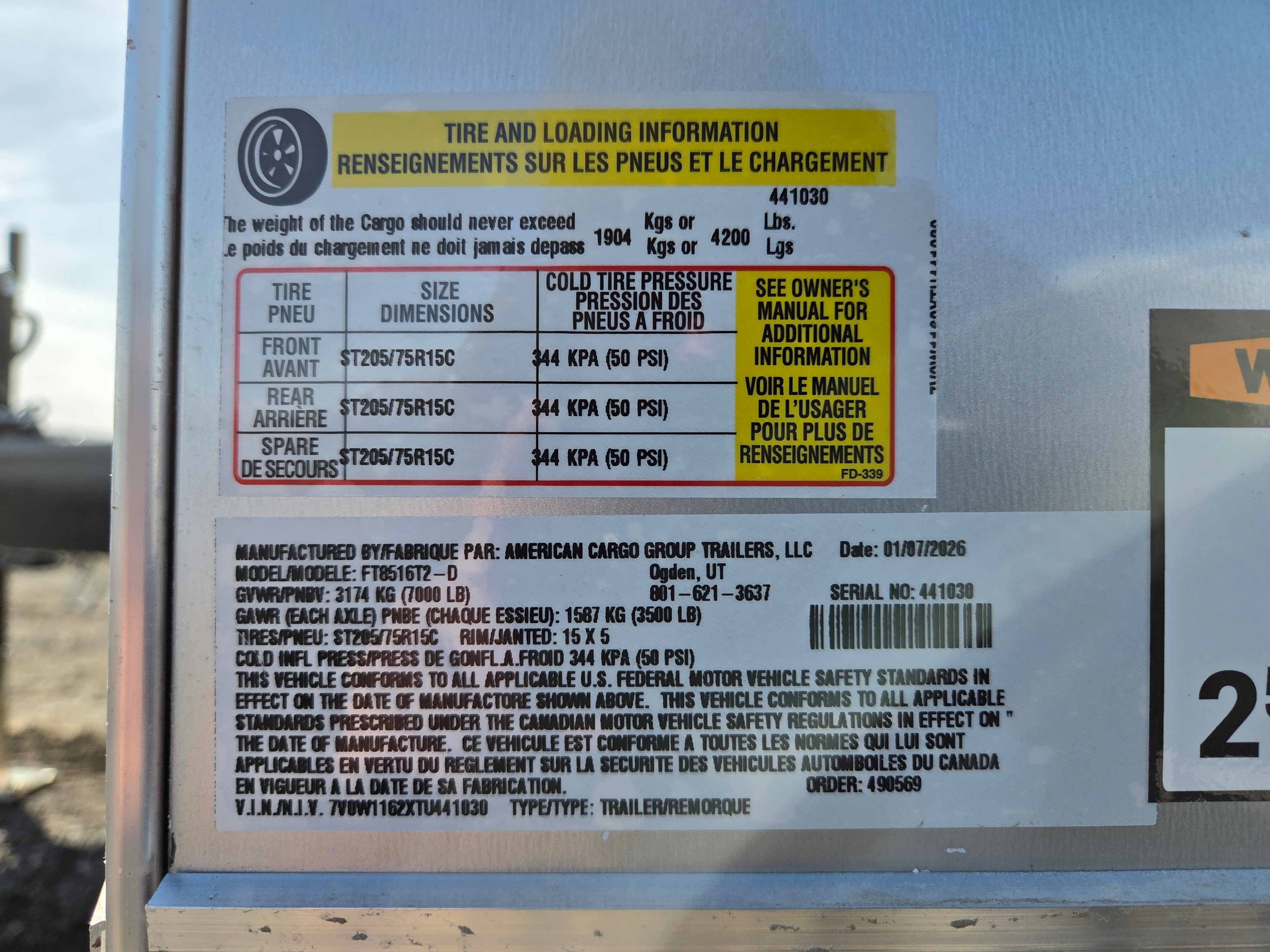 Wells Cargo 16' Enclosed Trailer