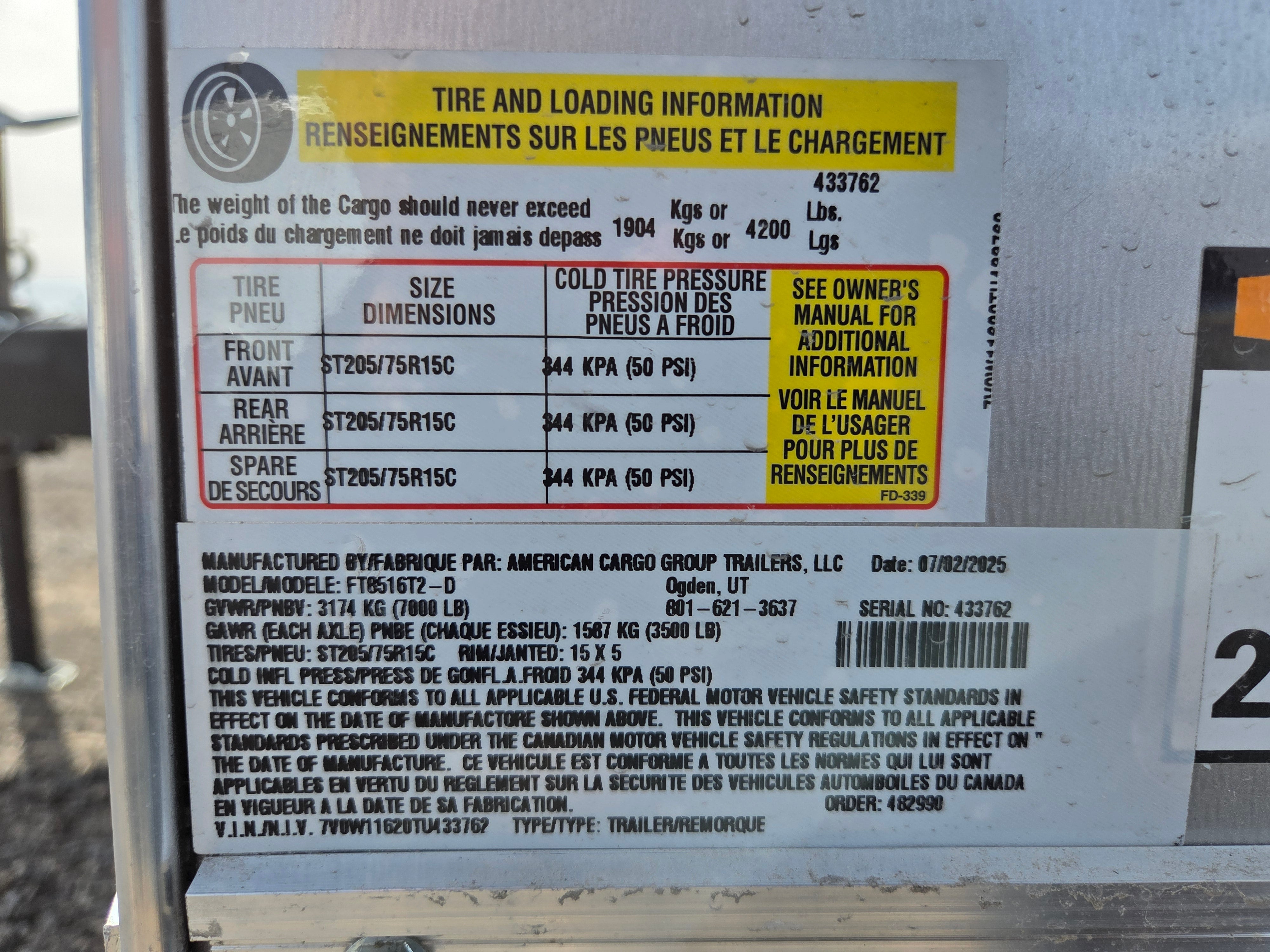 Wells Cargo 16' Enclosed Trailer