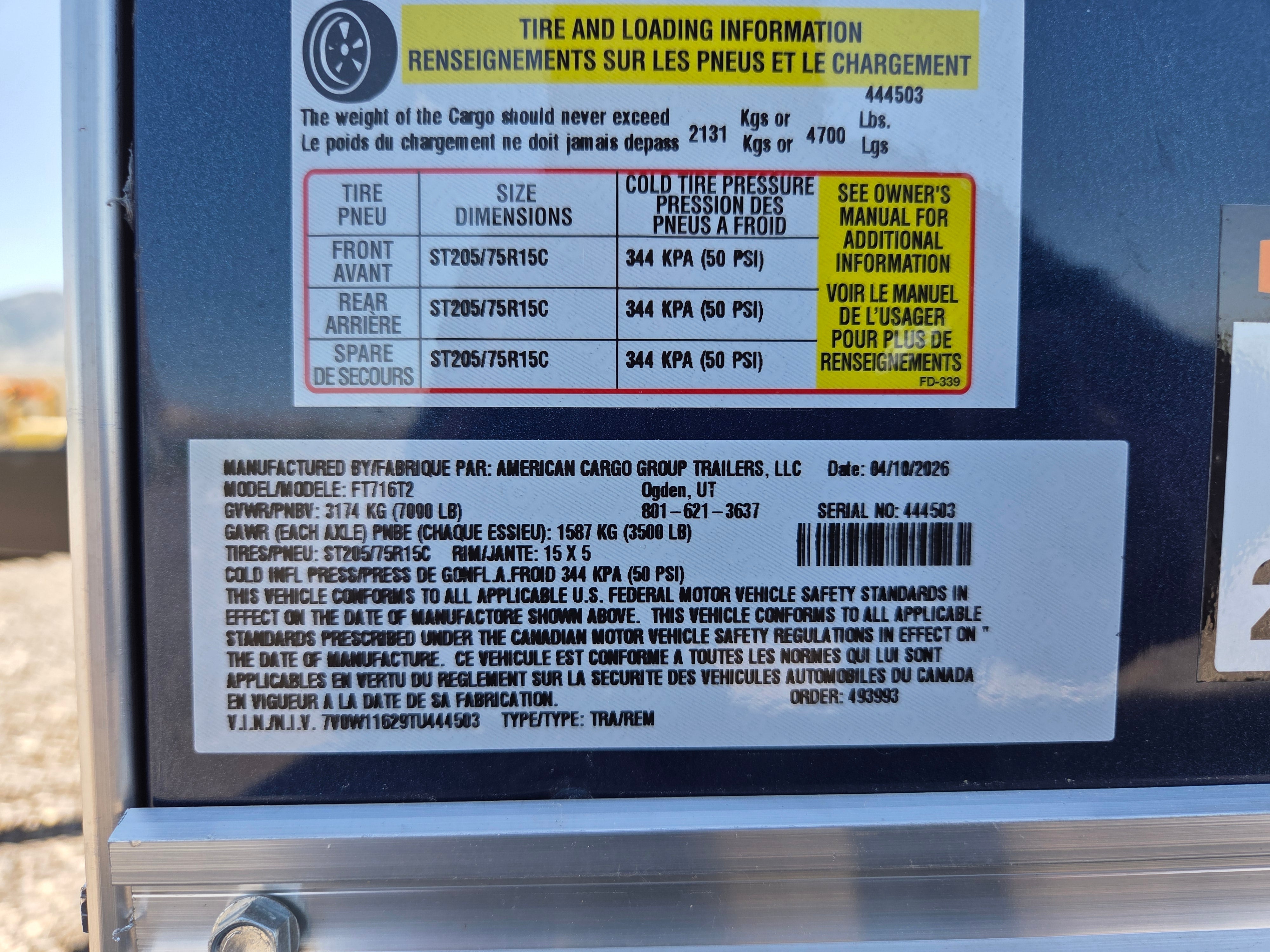 Wells Cargo 16' Enclosed Trailer