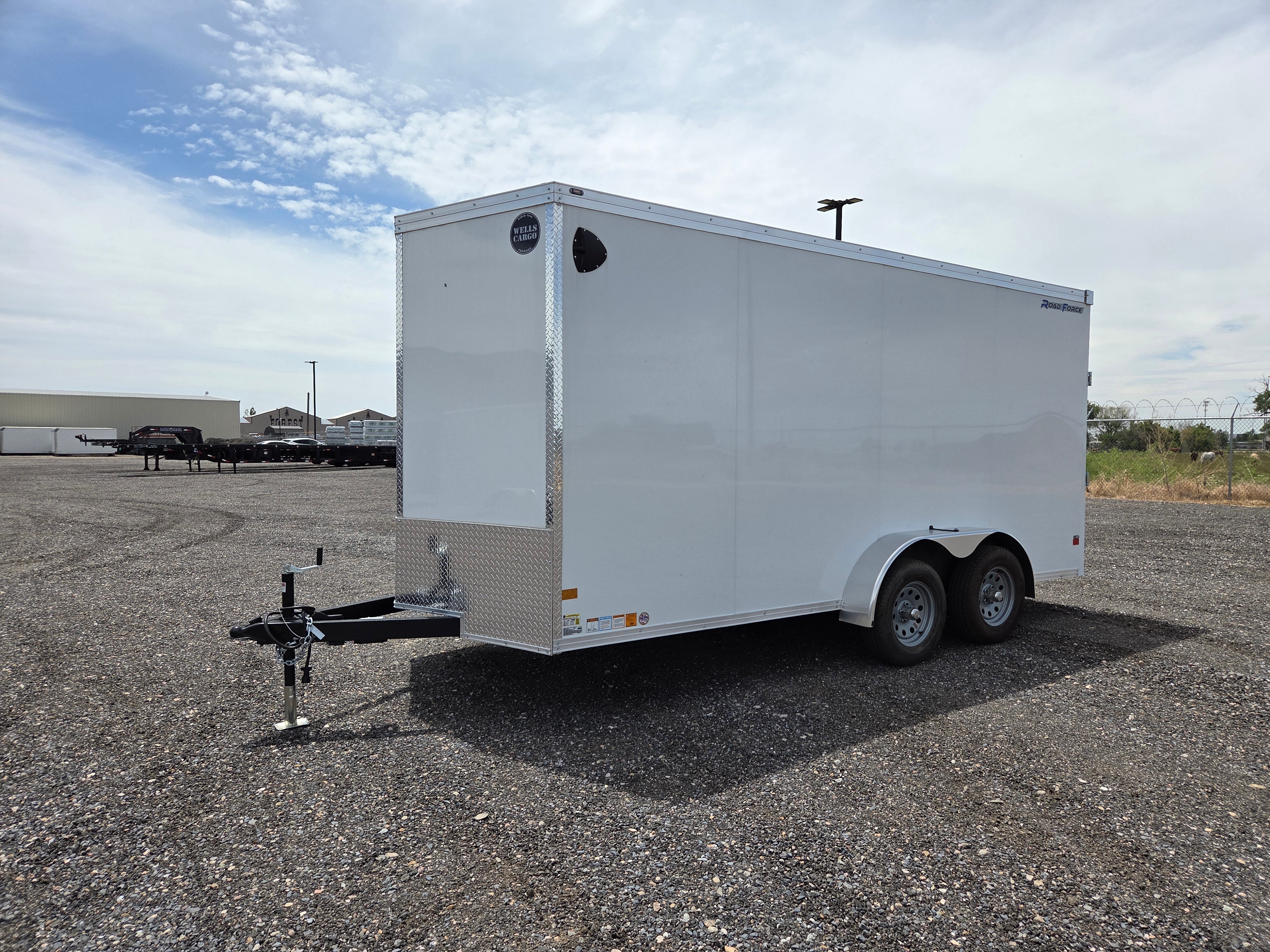 7 X 16 Wells Cargo Road Force Work Grade Enclosed Trailer