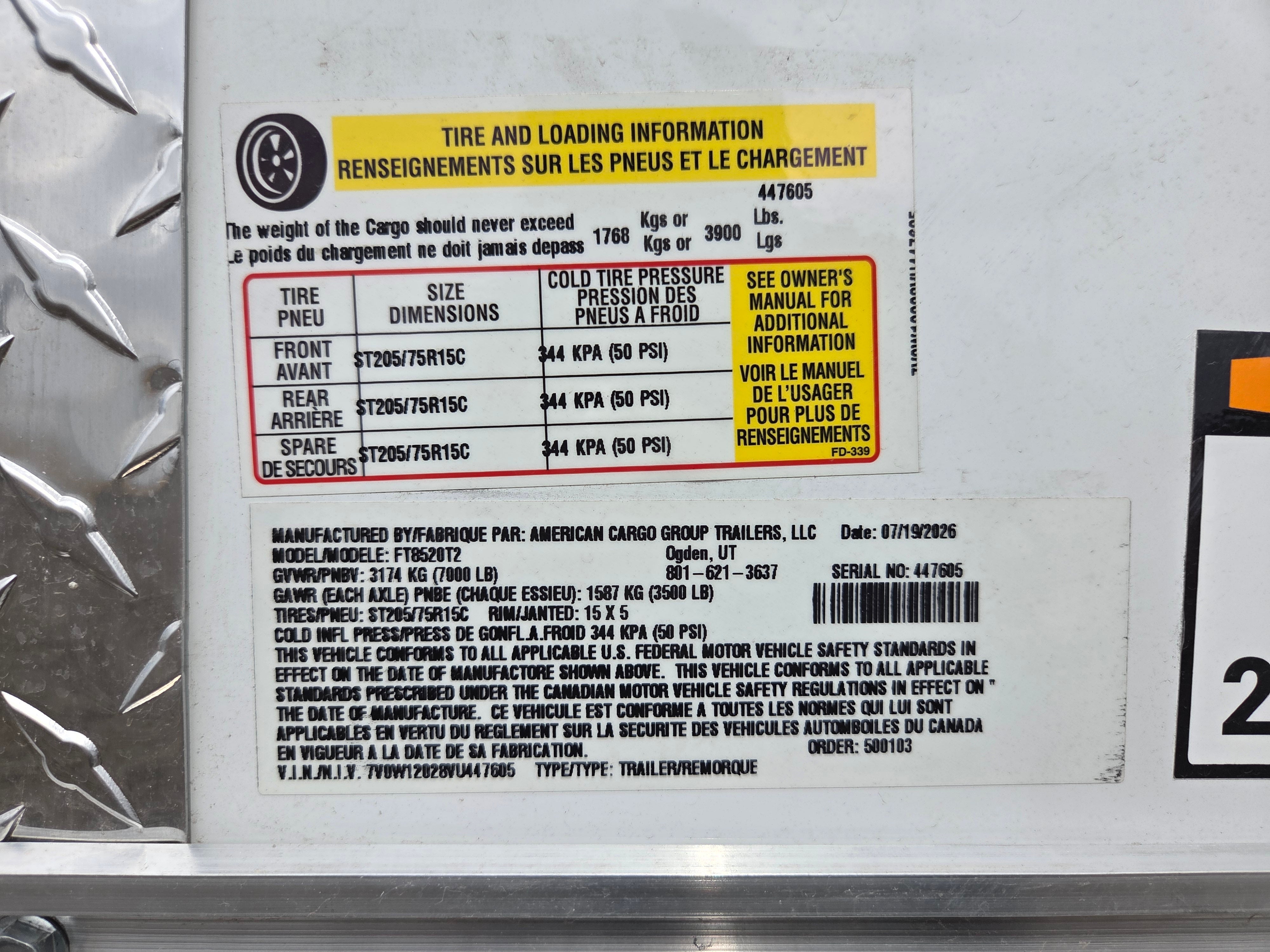 Wells Cargo 20' Enclosed Trailer
