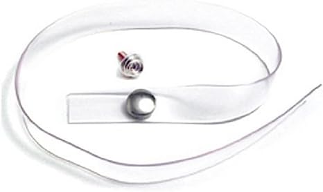 -SALE- RV Designer Tieback Strap- Clear Plastic