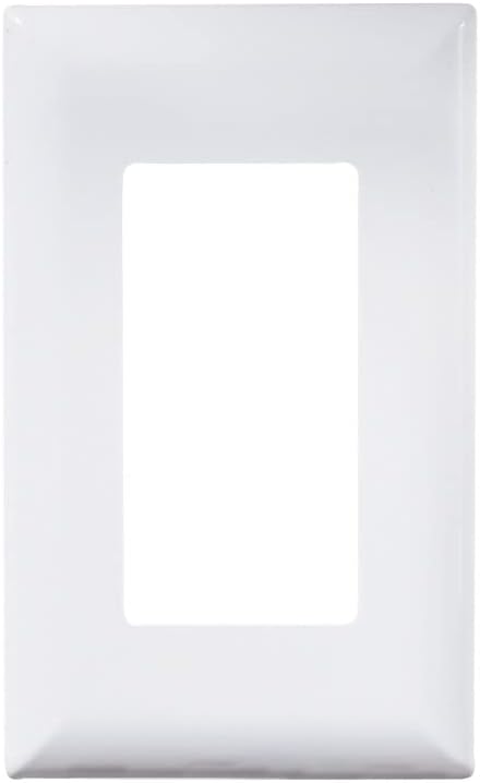 -SALE- RV Designer Cover Plate for Self Contained Contemporary Switch- White
