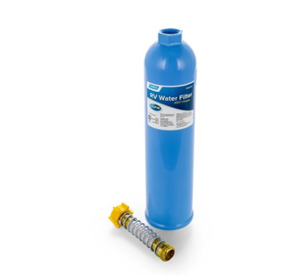 -SALE- Camco TastePURE XL RV / Marine Water Filter with Flexible Hose Protector