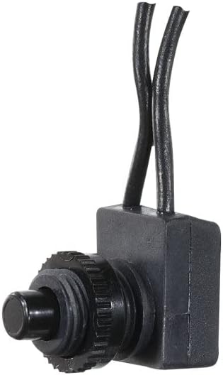 -SALE- RV Designer Normally Closed Momentary Open, Push Button Switch - 3 Amp