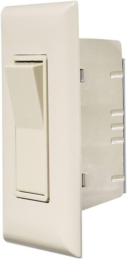 -SALE- RV Designer Self Contained Contemporary Touch Switch with Cover Plate, Speedwire- Ivory