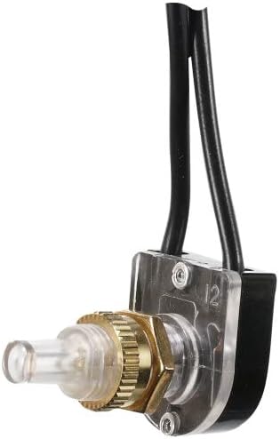 -SALE- RV Designer Push Button On/Off Switch - 3 Amp