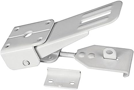 SALE - RV Designer Camper Latch, Folding- White