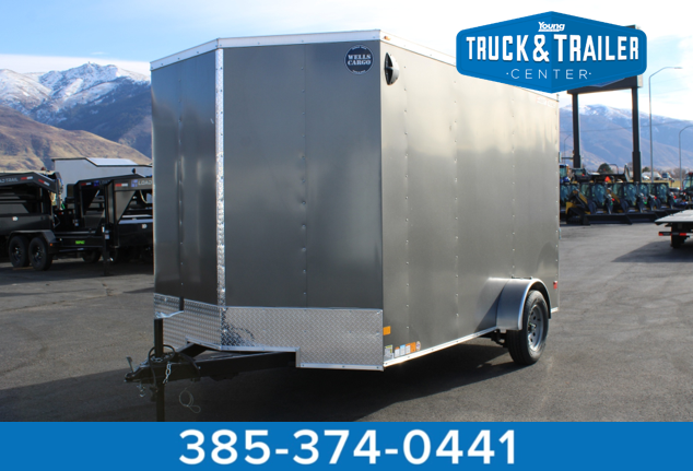 Wells Cargo 7 x 12 Deluxe Enclosed Trailer
