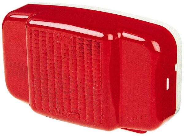 SALE - Peterson Incandescent Thin Line- Combination, Rectangular, w/o License Light, Red