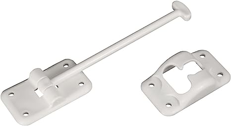 -SALE- RV Designer Plastic Door Holder 6"- White
