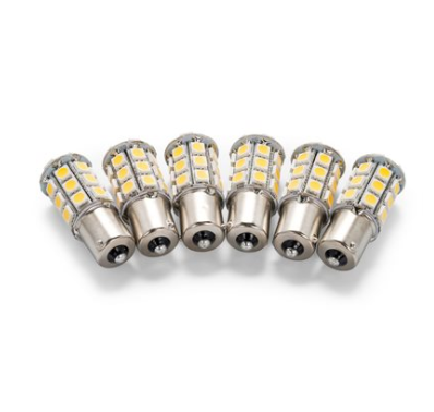 SALE - Camco LED Replacement Bulb Replaces 1156 (BA15S) Style Lights Bulbs- 6 Pack