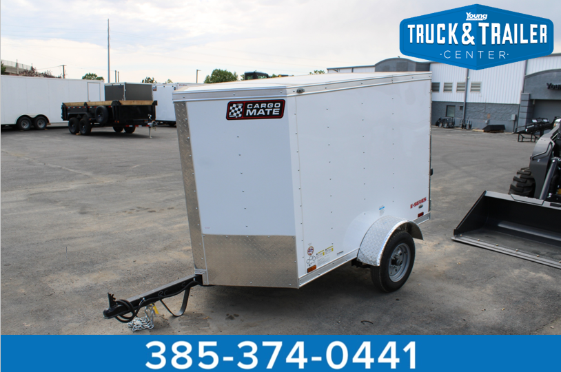 Cargo Mate 4 x 6 Cargo Trailer W/ Single Swing Door