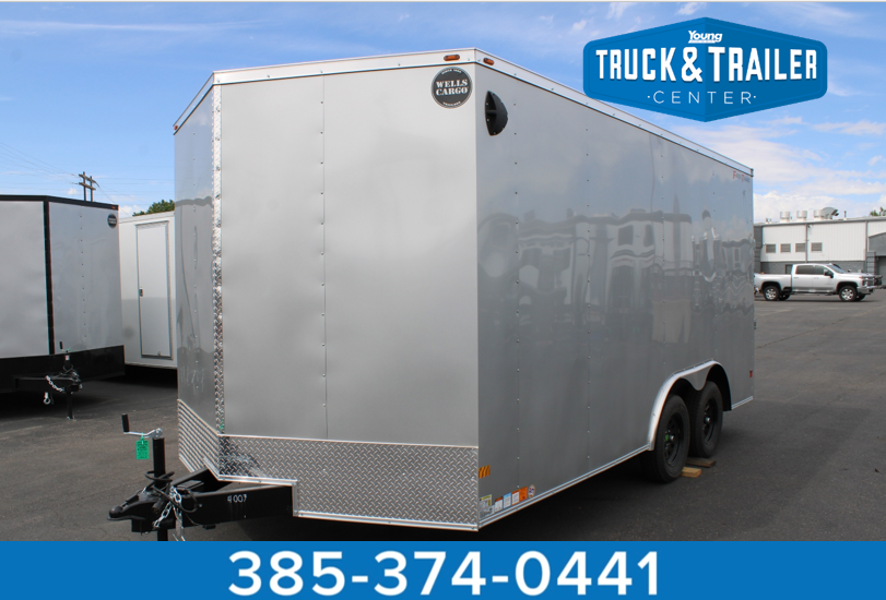 Wells Cargo 8.5 x 16 Deluxe Enclosed Trailer