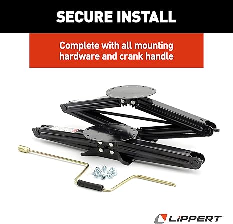 Lippert Manual RV Scissor Jack Kit - 30", 2 Pack