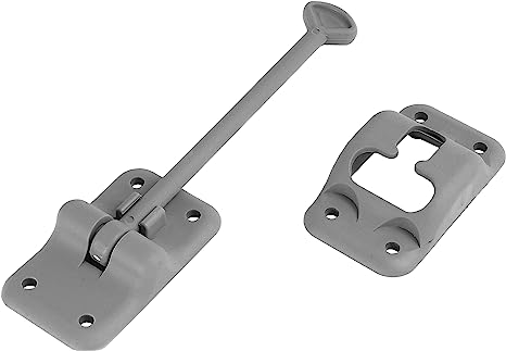 -SALE- RV Designer Plastic Door Holder 6"- Gray