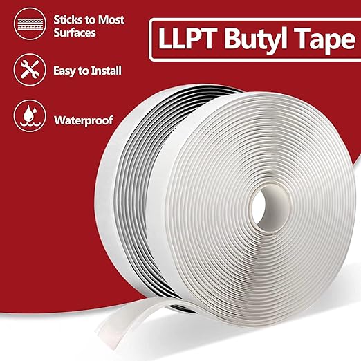 SALE - LLPT Butyl Tape White -1"x 30'