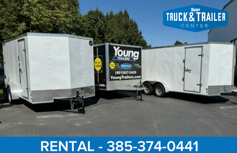 7 x 14 Enclosed Cargo Trailer - RENTAL