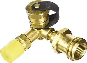SALE - Marshall Excelsior Propane Adapter Elbow Excess Flow Soft Nose P.O.L. x 1-5/16" Male ACME x Male 1" -20