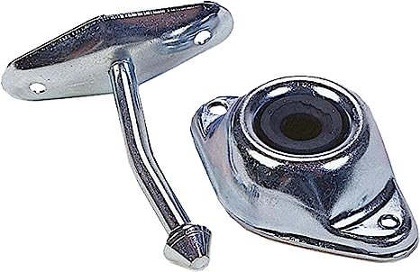 -SALE- JR Products Plunger Door Holder- Sliver