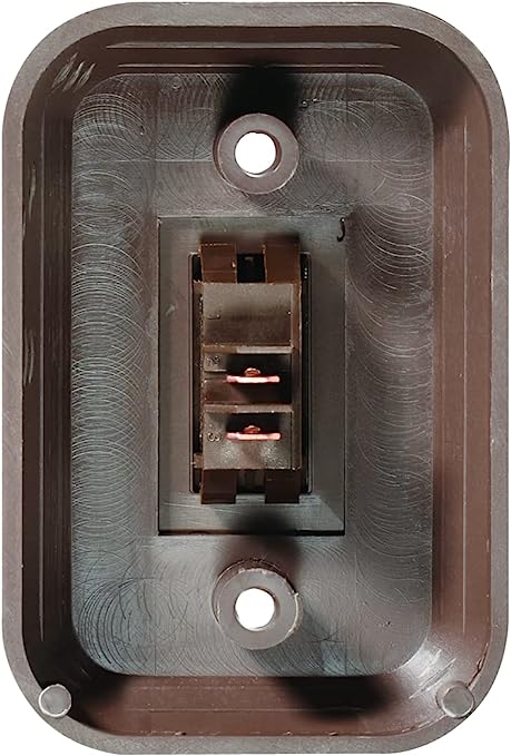 -SALE- RV Designer Wall Plate Switch -Single, Brown