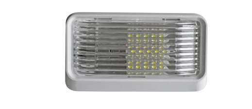 SALE - Diamond Standard Porchlight- No switch, 12v, Clear Lens, White