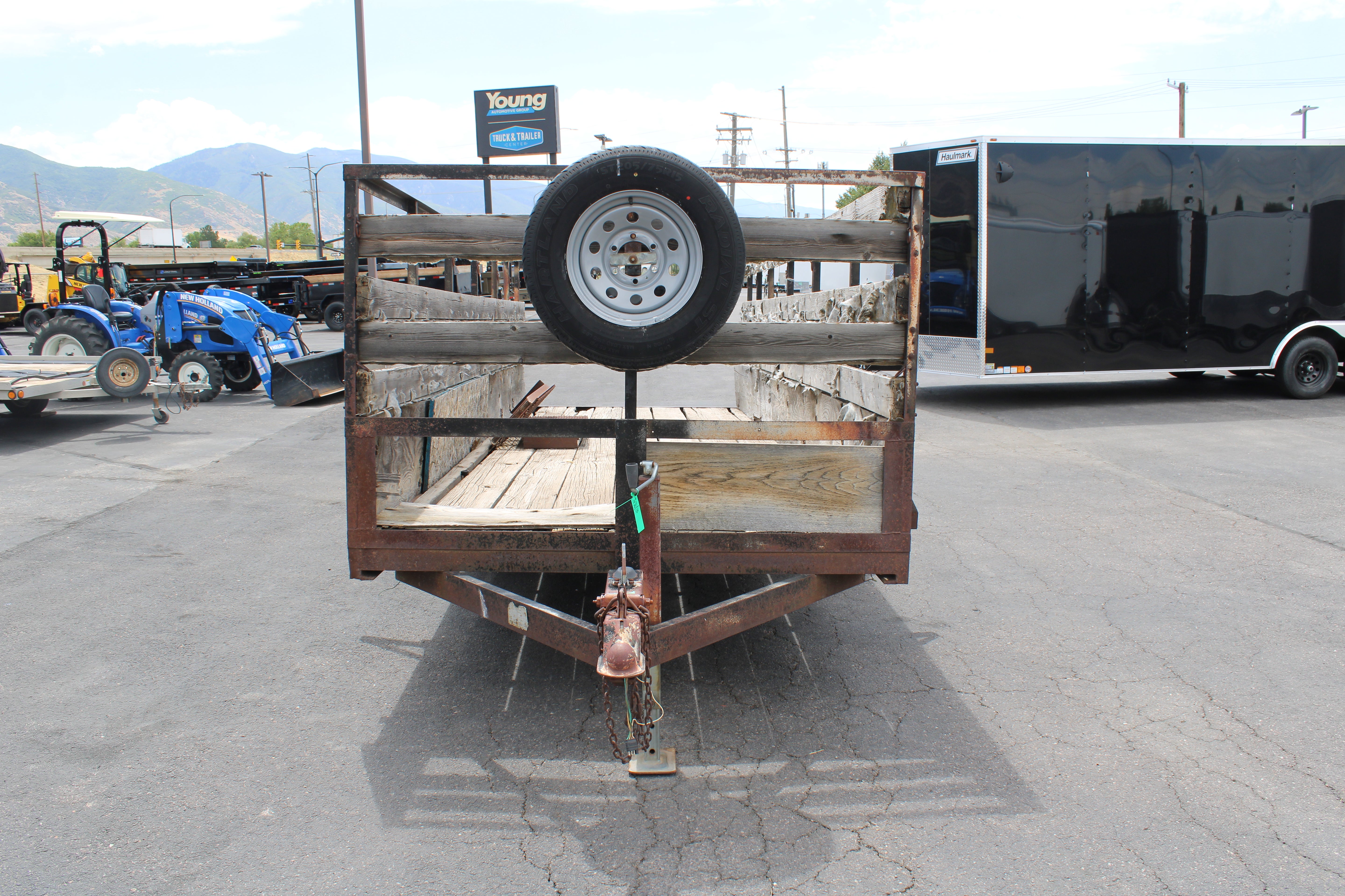 Used Flatbed Trailer High Side