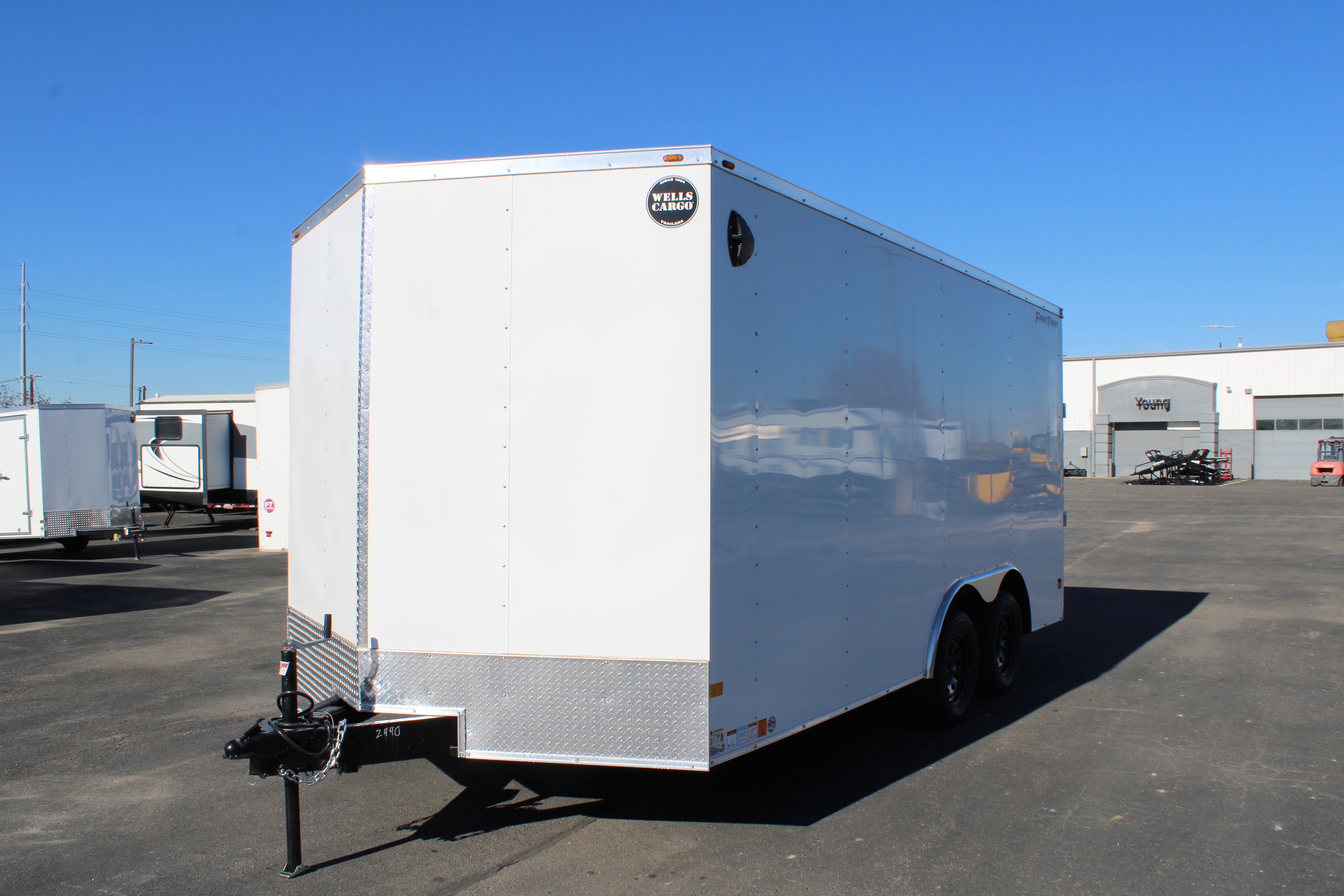 Wells Cargo 8.5 x 16 Deluxe Enclosed Trailer