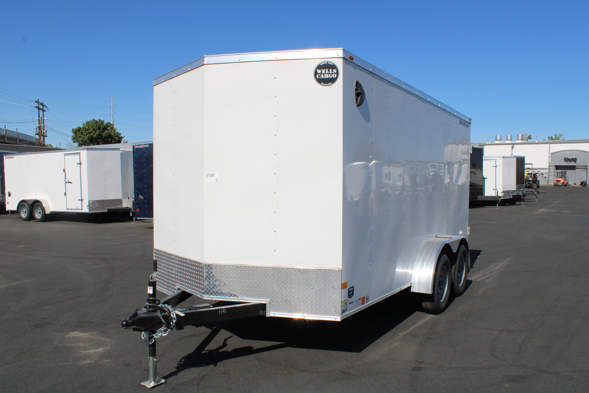Wells Cargo 7x14 Enclosed Trailer With Barn Doors