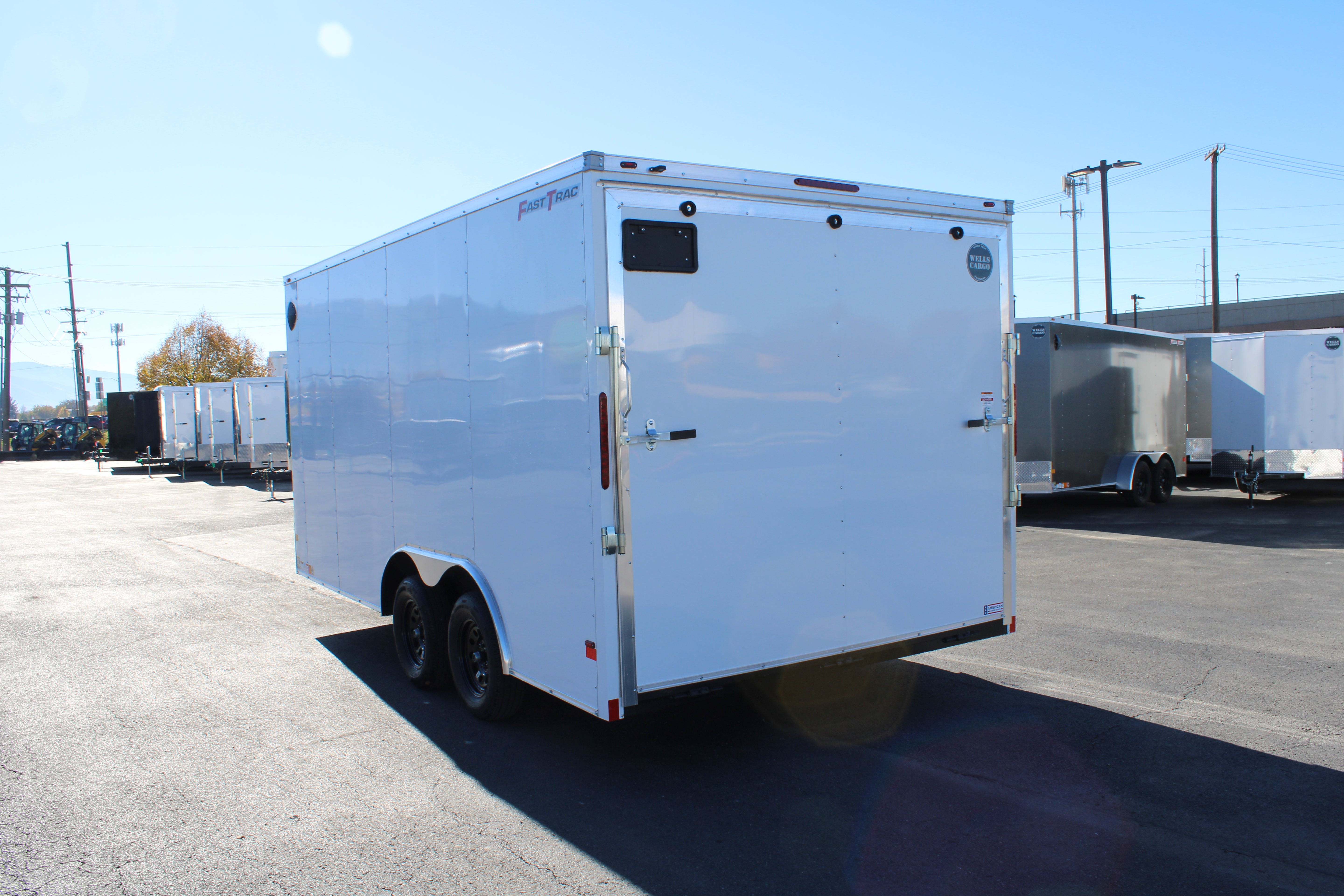 Wells Cargo 8.5 x 16 Deluxe Enclosed Trailer