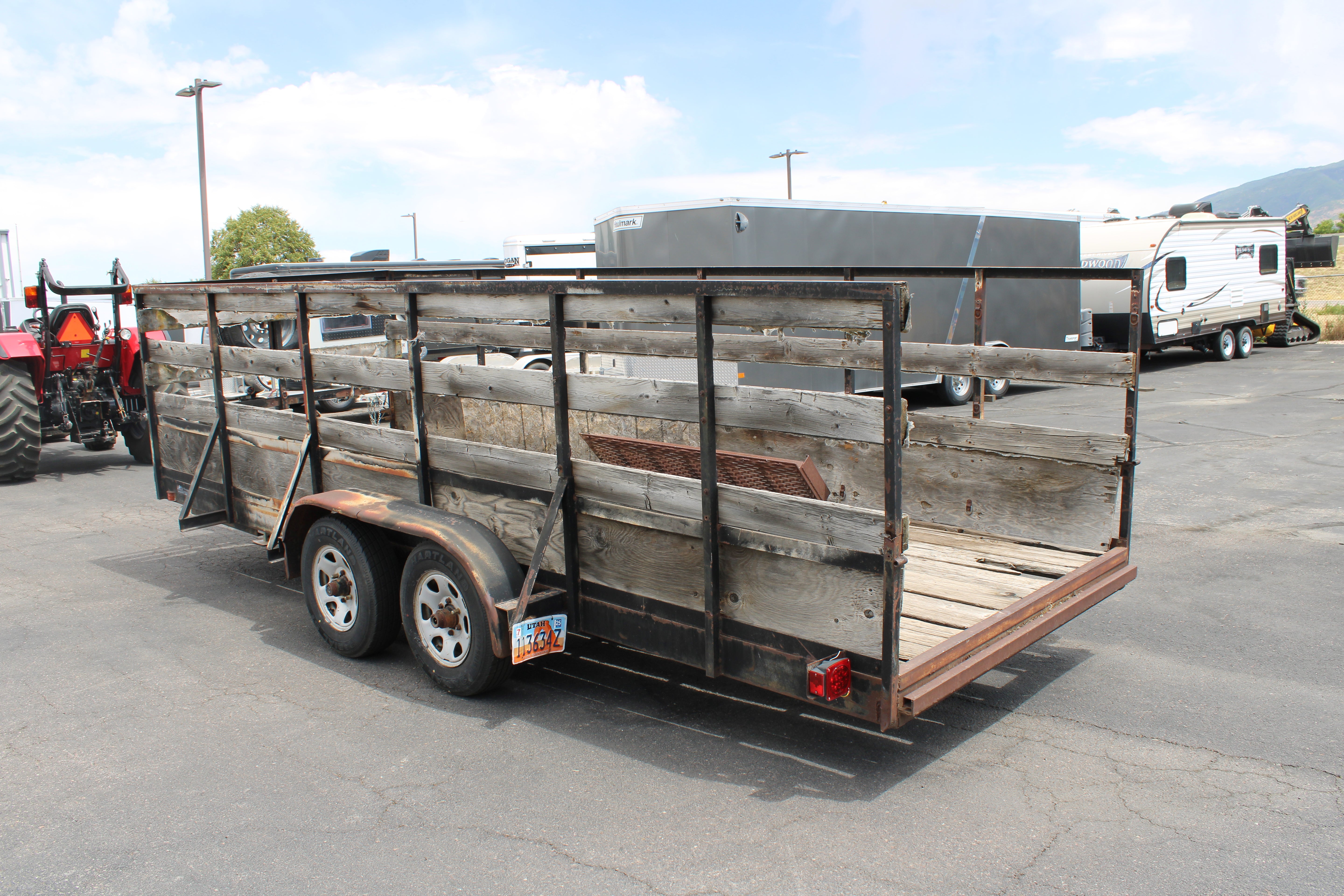 Used Flatbed Trailer High Side