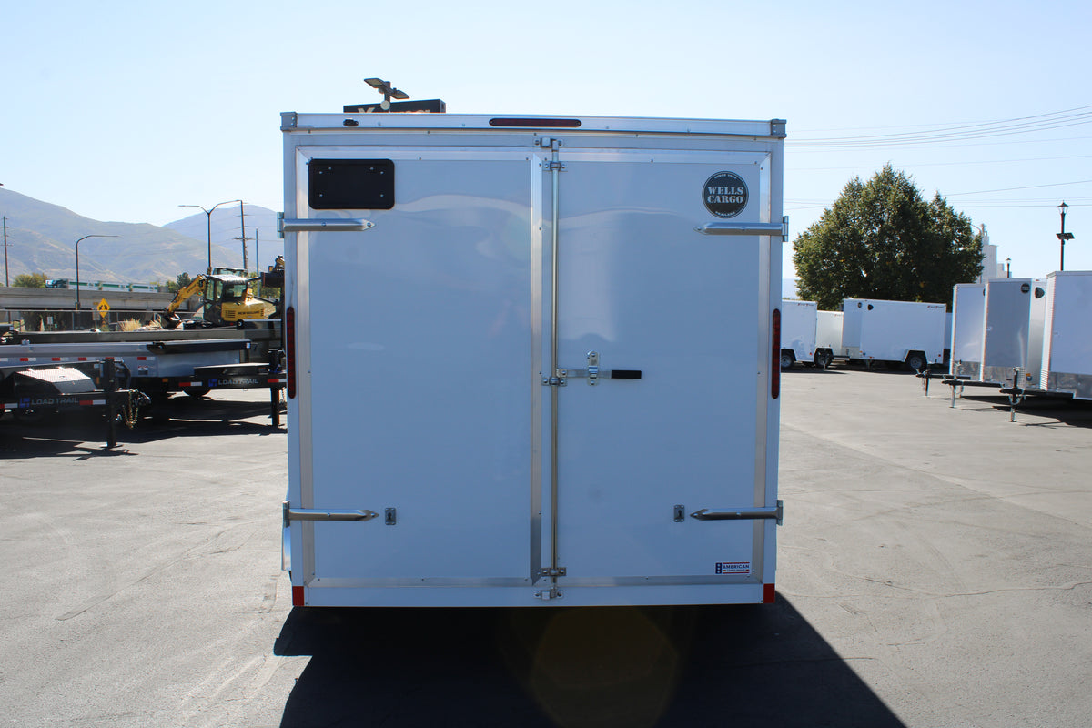 Wells Cargo 7x14 Enclosed Trailer With Barn Doors