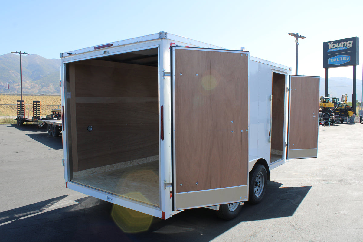 Wells Cargo 7x14 Enclosed Trailer With Barn Doors