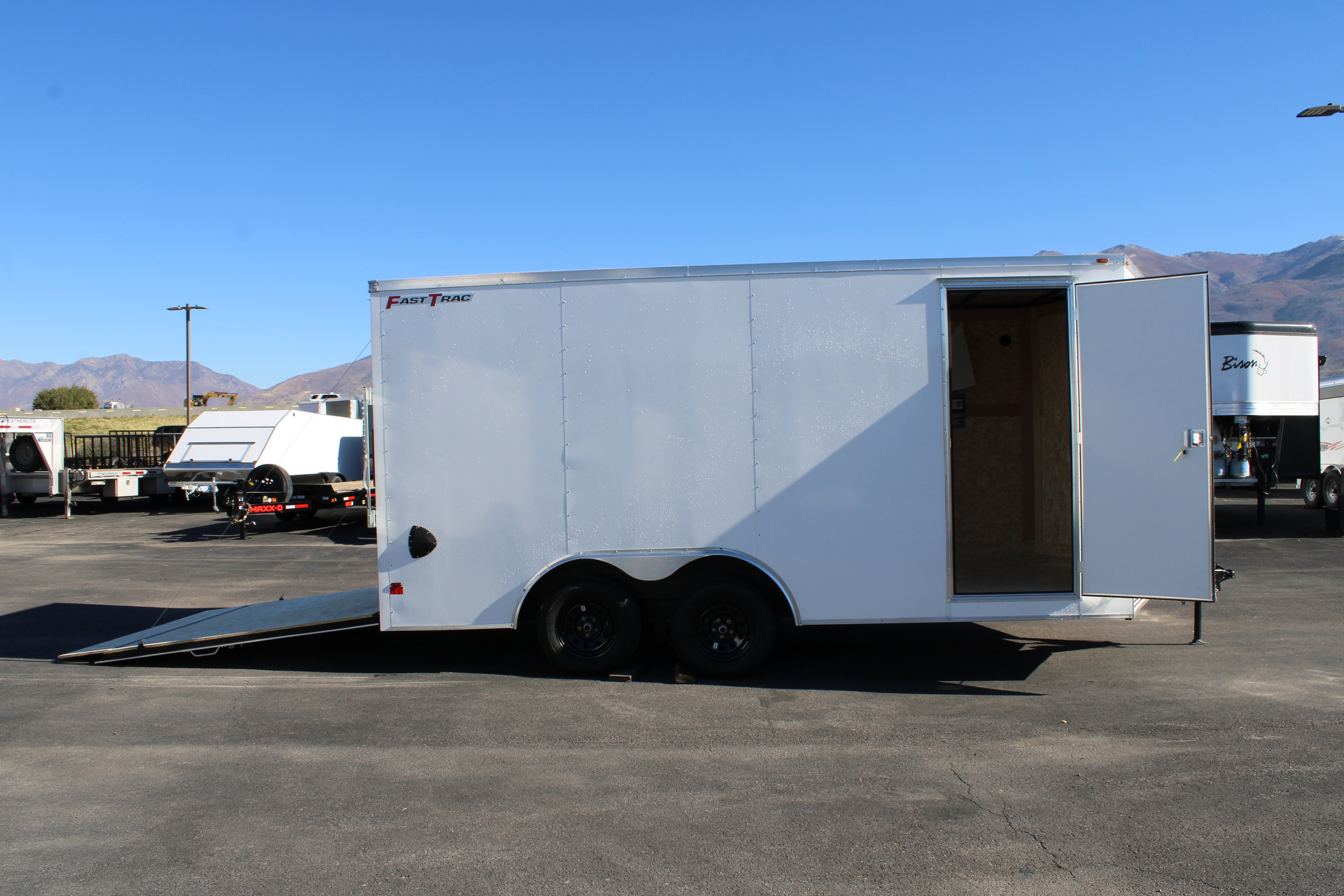 Wells Cargo 8.5 x 16 Deluxe Enclosed Trailer
