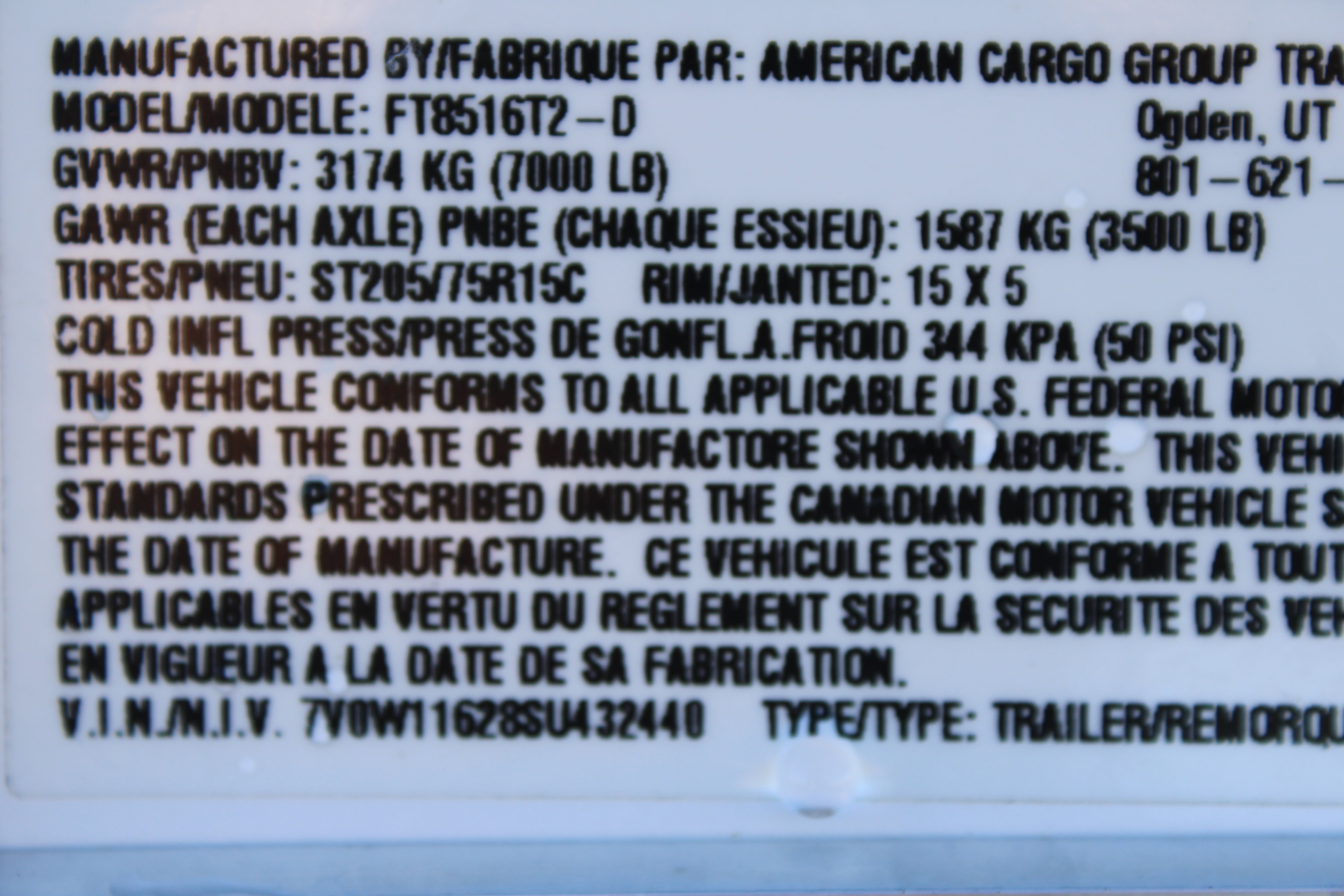 Wells Cargo 8.5 x 16 Deluxe Enclosed Trailer