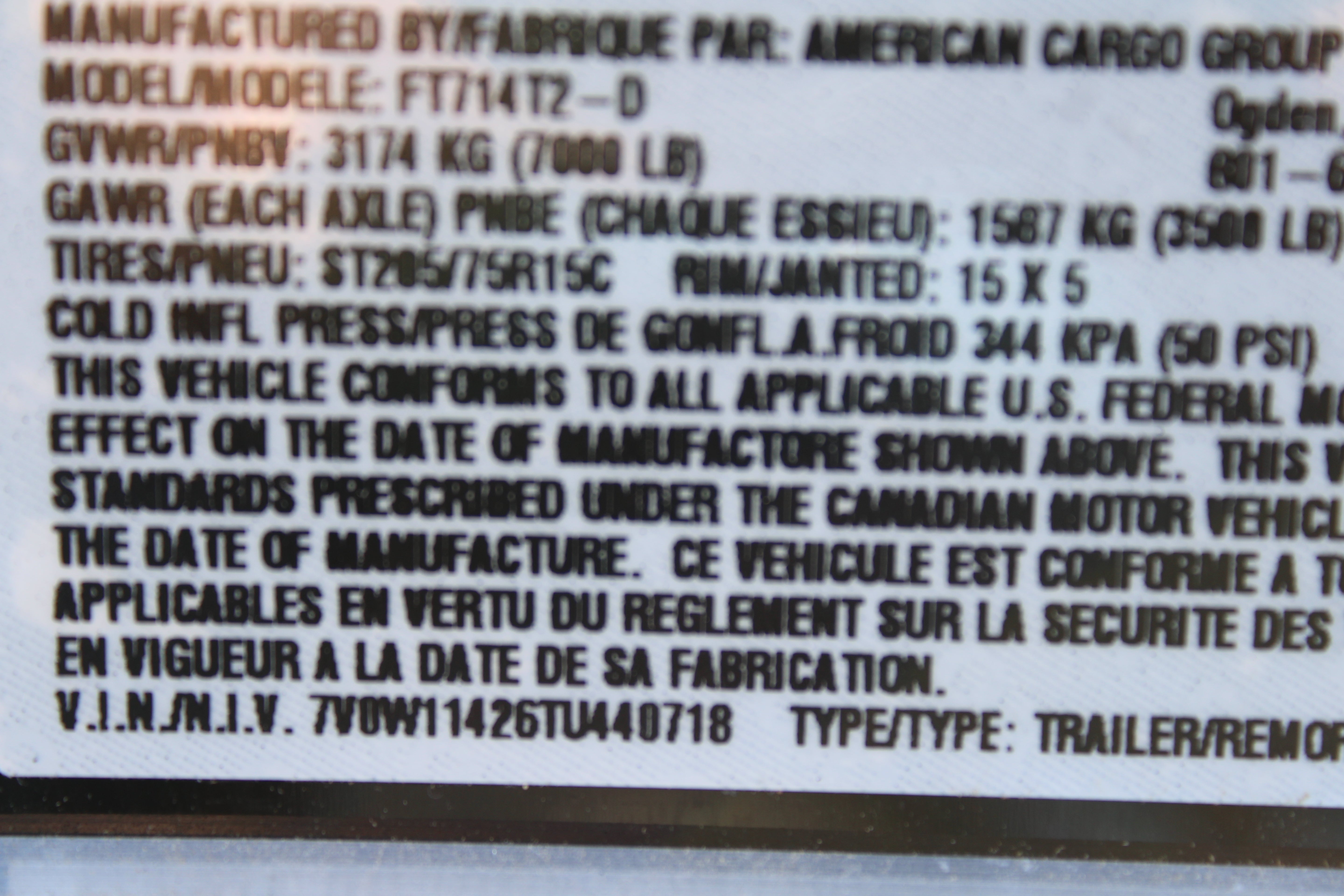 Wells Cargo 14' Enclosed Trailer