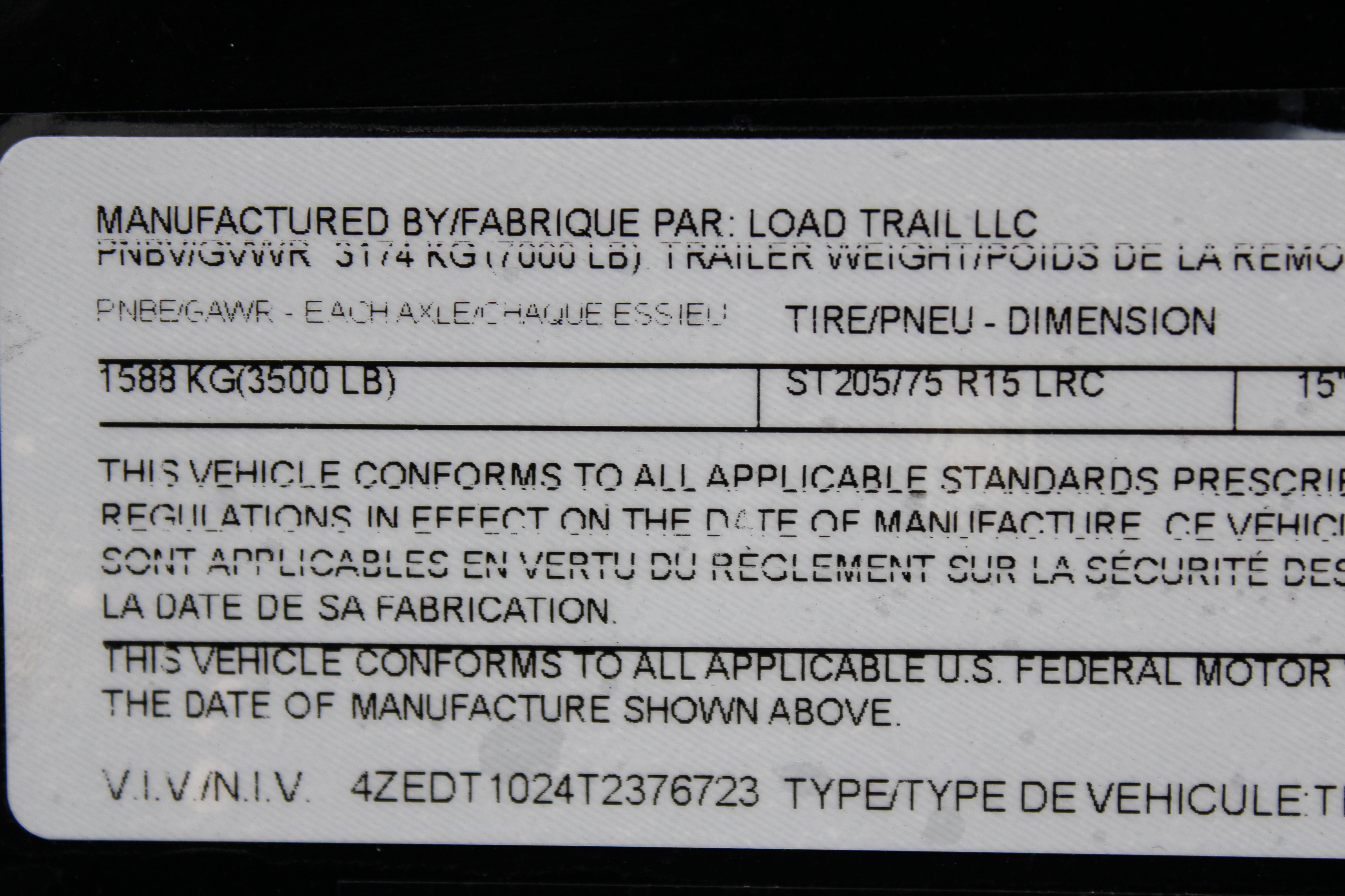 2026 Load Trail DE 60" x 10' Dump Trailer