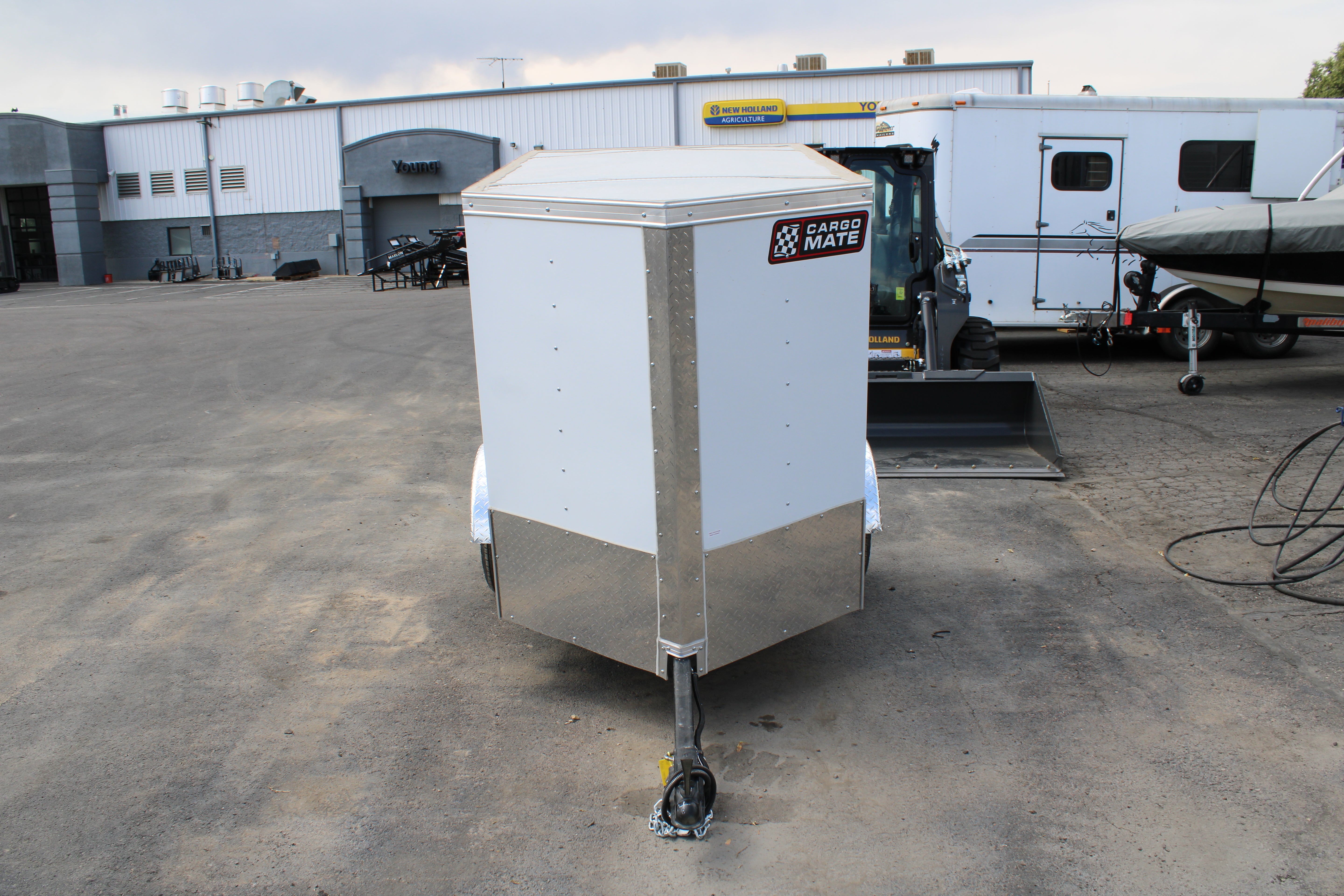 Cargo Mate 4 x 6 Cargo Trailer W/ Single Swing Door