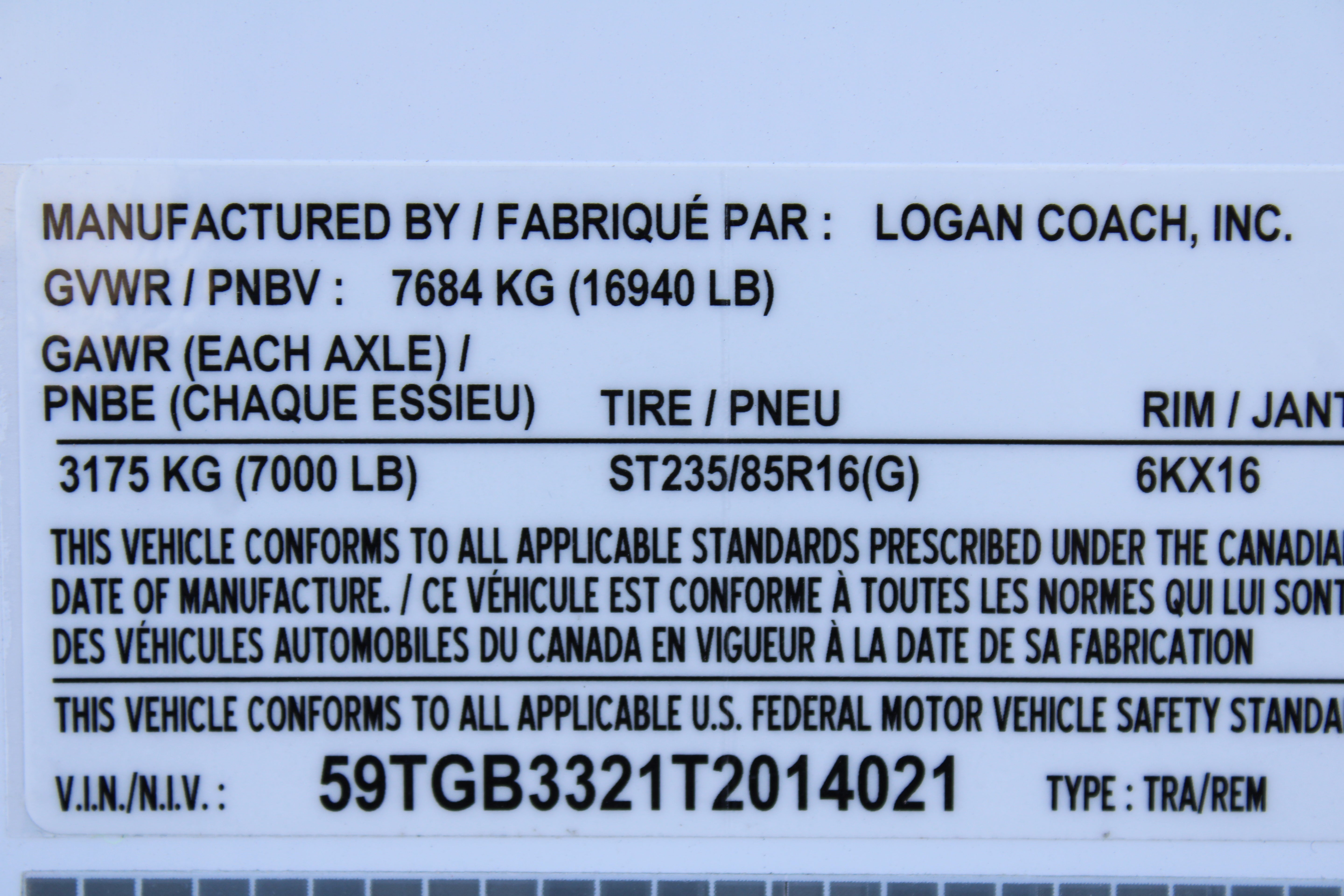 Logan Coach 24' Bullseye Trailer