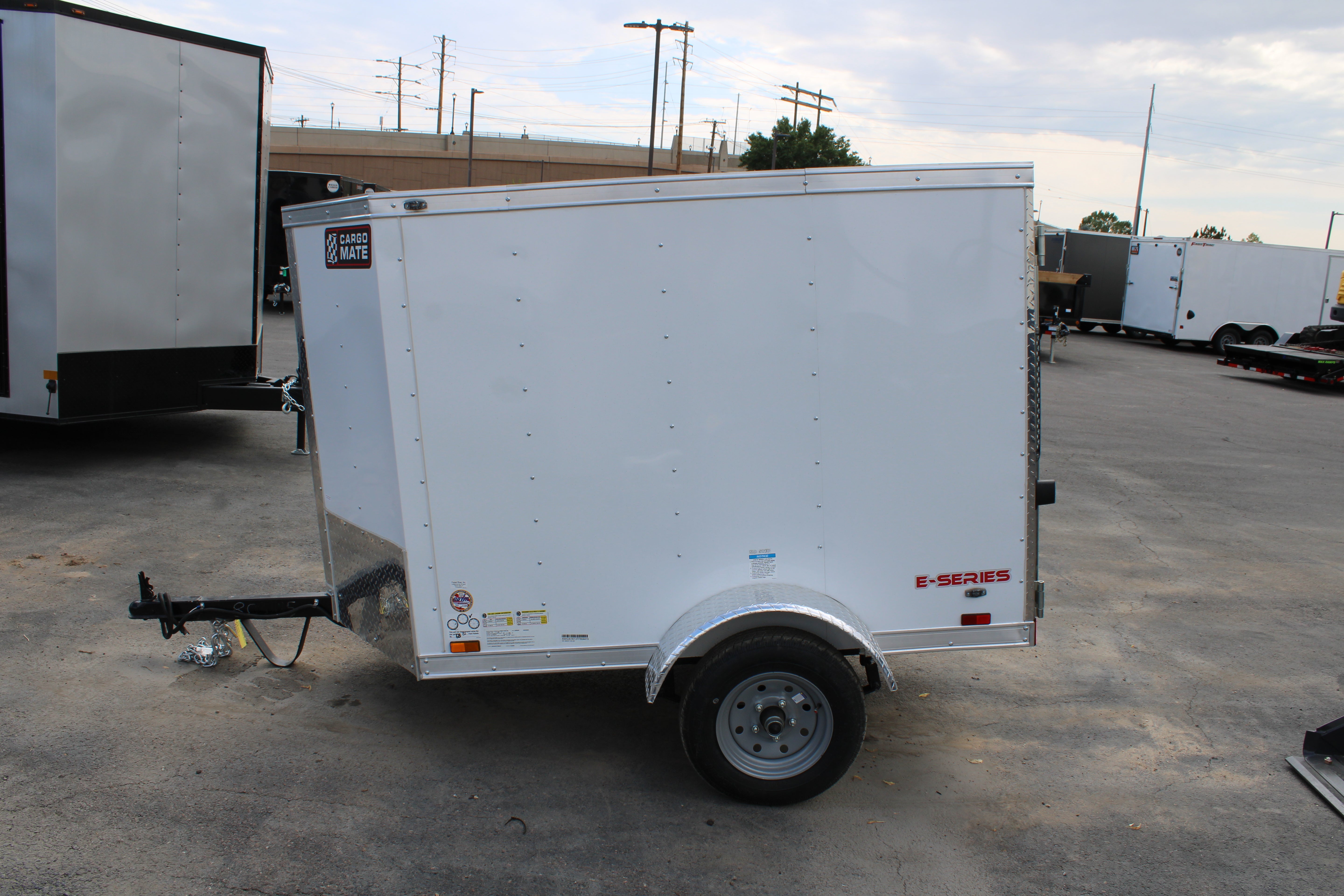 Cargo Mate 4 x 6 Cargo Trailer W/ Single Swing Door