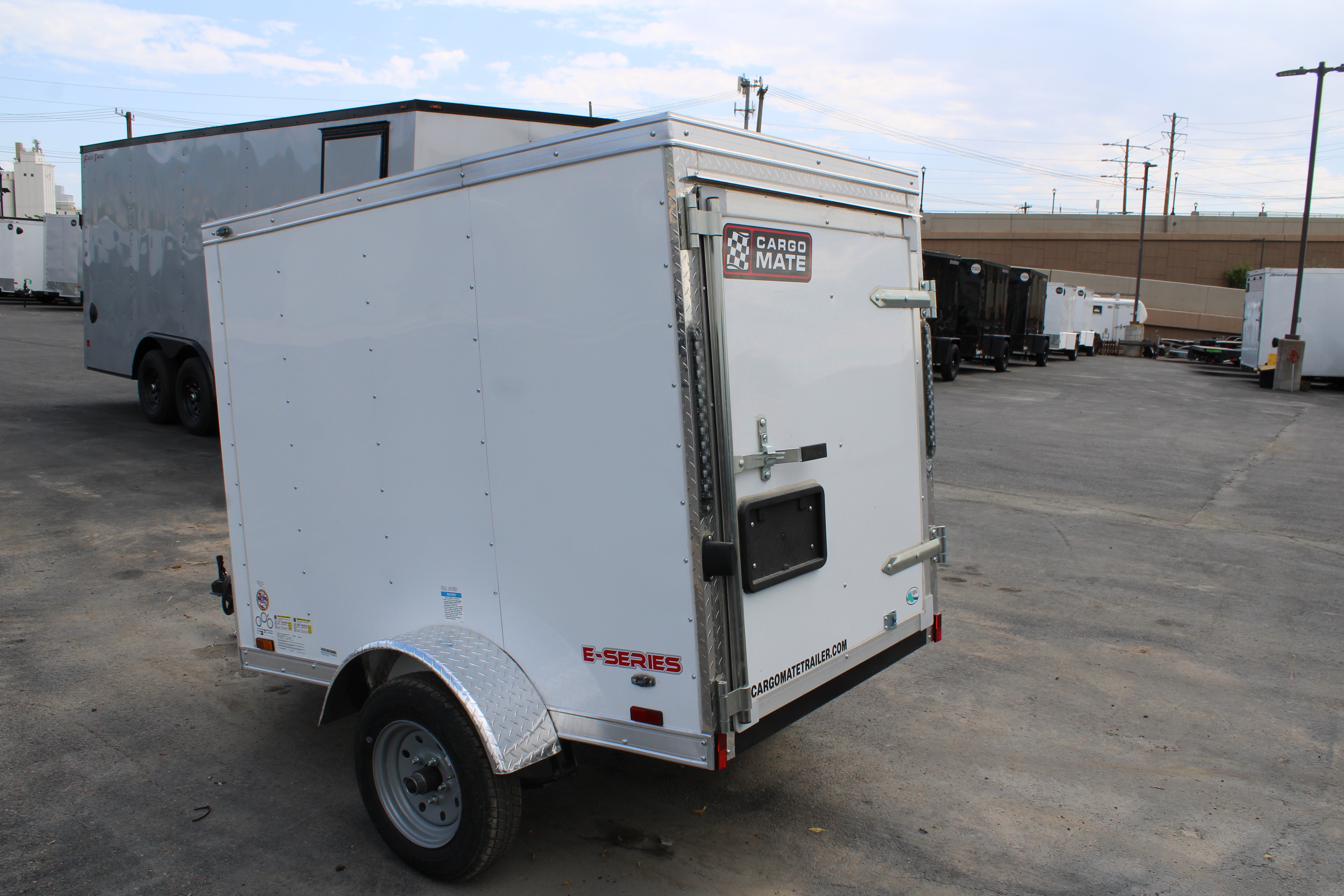 Cargo Mate 4 x 6 Cargo Trailer W/ Single Swing Door