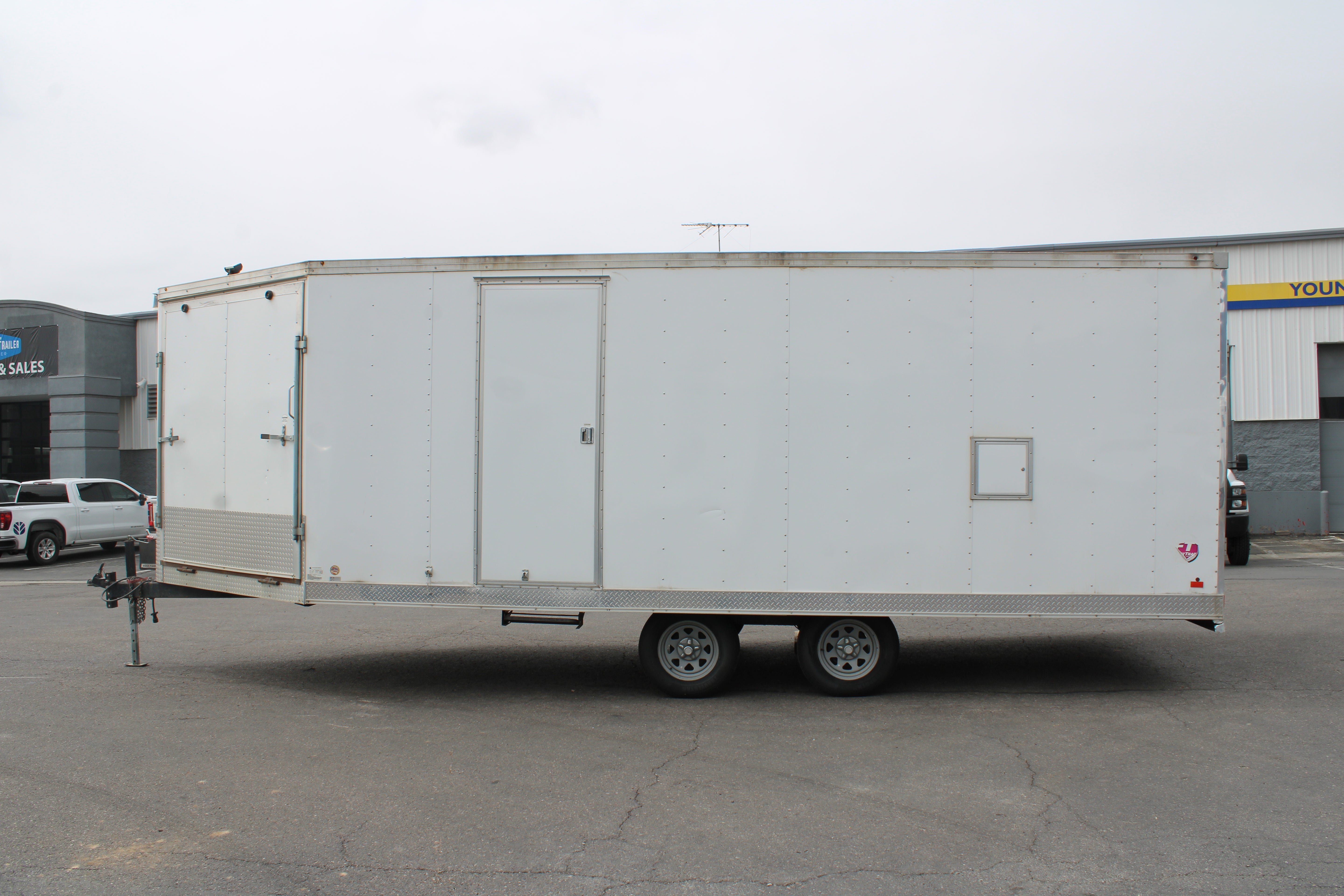 Used 26' Enclosed Snowmobile Trailer