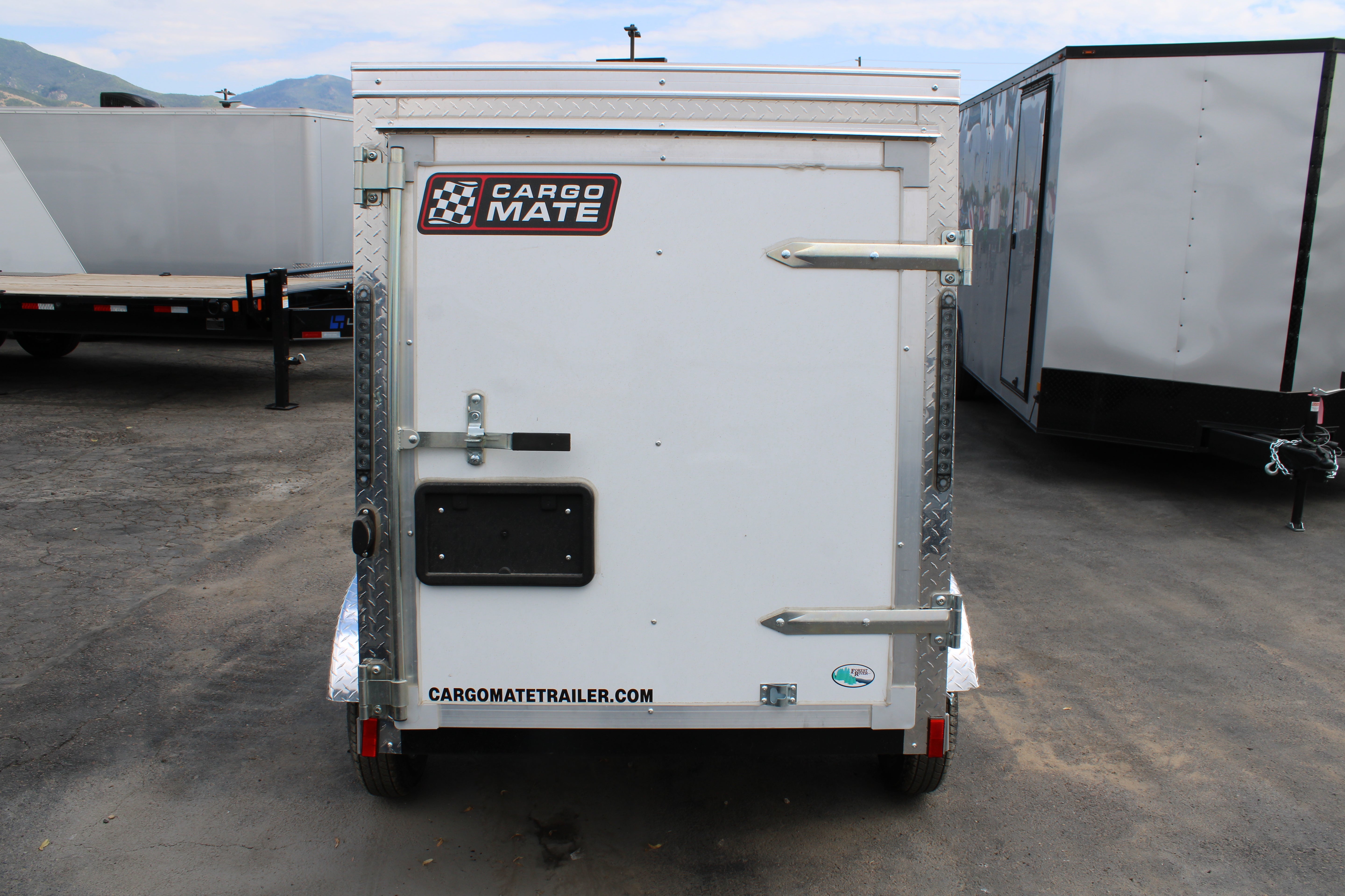 Cargo Mate 4 x 6 Cargo Trailer W/ Single Swing Door