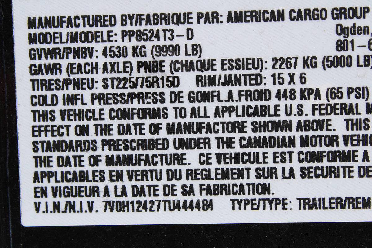 Haulmark 8.5x24 Enclosed Trailer