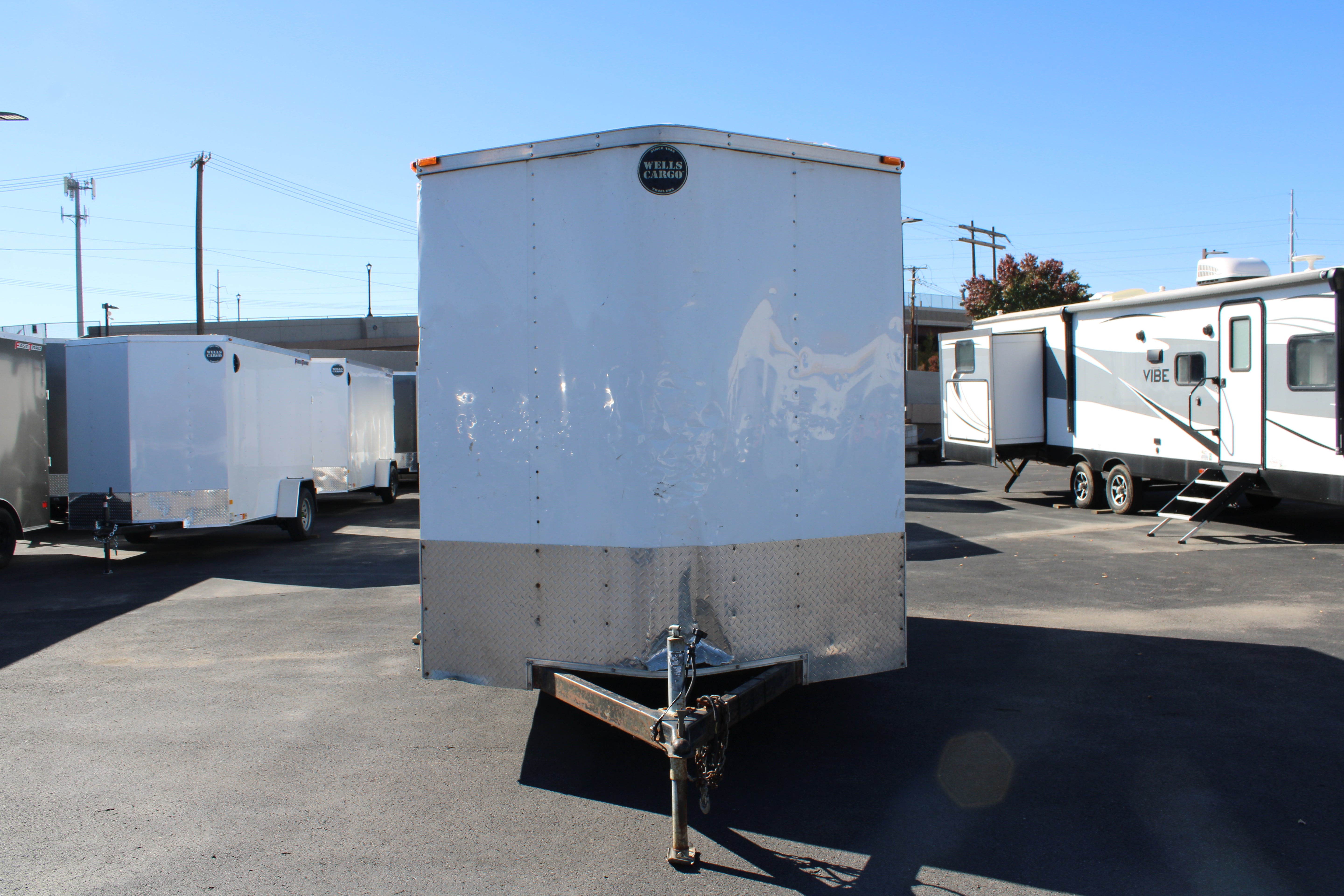 Wells Cargo 7 x 12 Deluxe Enclosed Trailer